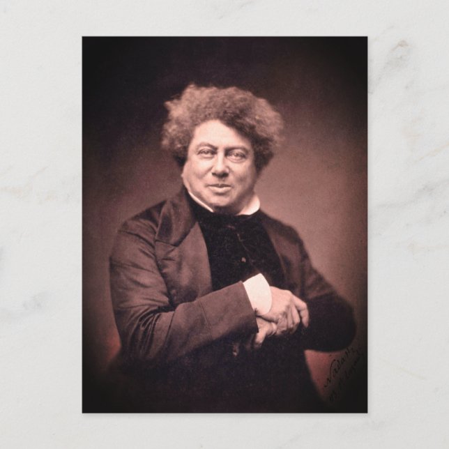 Alexandre Dumas Postcard Postkarte (Vorderseite)