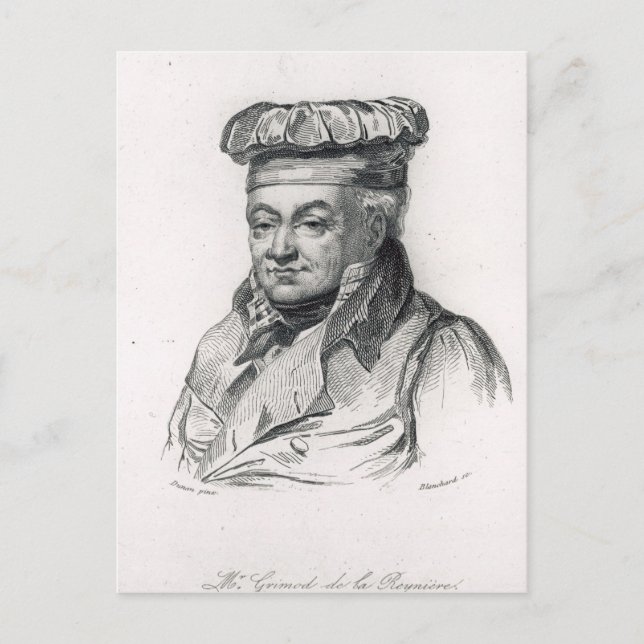 Alexandre Grimod de la Reyniere Postkarte (Vorderseite)