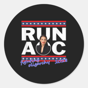 Alexandria 2028 Aoc für den Präsidenten 2028 Runder Aufkleber