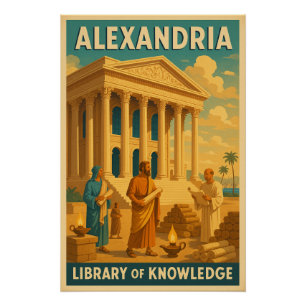 Alexandria - Bibliothek des Wissens Poster