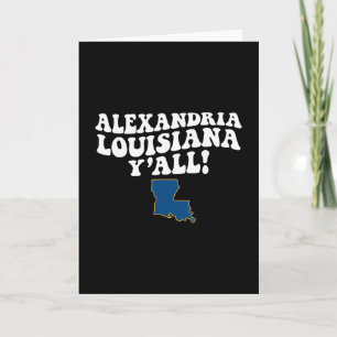 Alexandria Louisiana Y'all La Südstaaten Akzent Ur Karte
