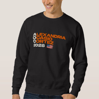 Alexandria Ocasio-Cortez 2028 Amerikanische Flagge Sweatshirt
