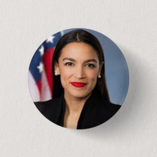 Alexandria Ocasio Cortez AOC Button