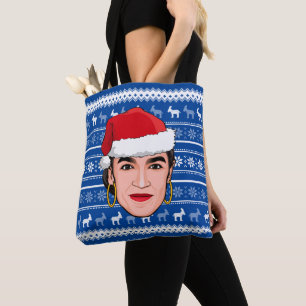 Alexandria Ocasio-Cortez (AOC) Weihnachten Tasche