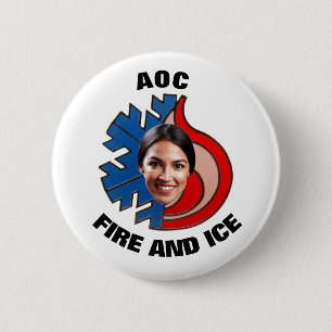 Alexandria Ocasio-Cortez Button
