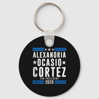 Alexandria Ocasio Cortez für den Präsidenten 2028, Schlüsselanhänger