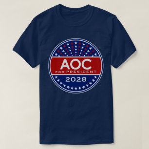 Alexandria Ocasio-Cortez für Präsidentin 2028 T-Shirt