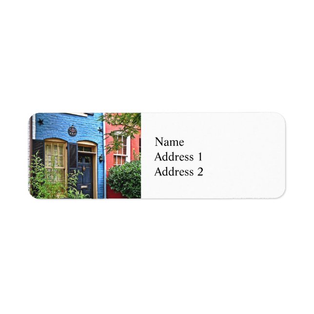Alexandria VA - Gebäude mit Brandzeichen (Vorne)