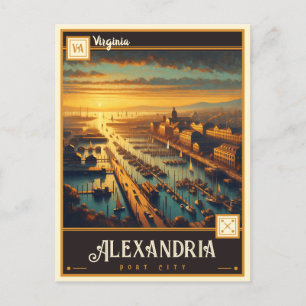 Alexandria, Virginia Vintage Ansichtskarte Postkarte