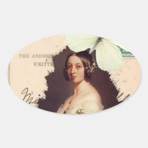 Alexandrina Victoria Ovaler Aufkleber