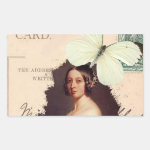 Alexandrina Victoria Rechteckiger Aufkleber