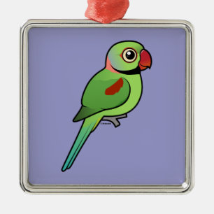 AlexandrineParakeet Ornament Aus Metall