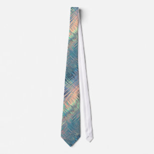 Alexandrite Blue Glassy Texture Krawatte