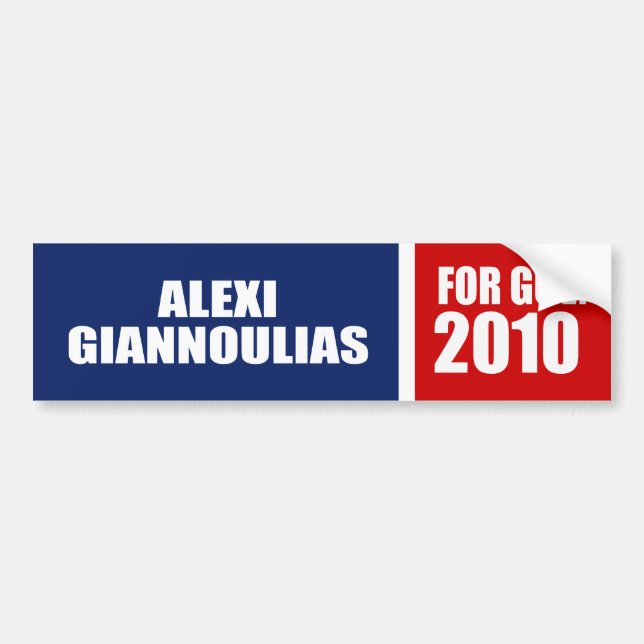 ALEXI GIANNOULIAS FÜR SENAT AUTOAUFKLEBER (Vorne)