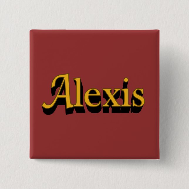 Alexis Knopf Button (Vorderseite)
