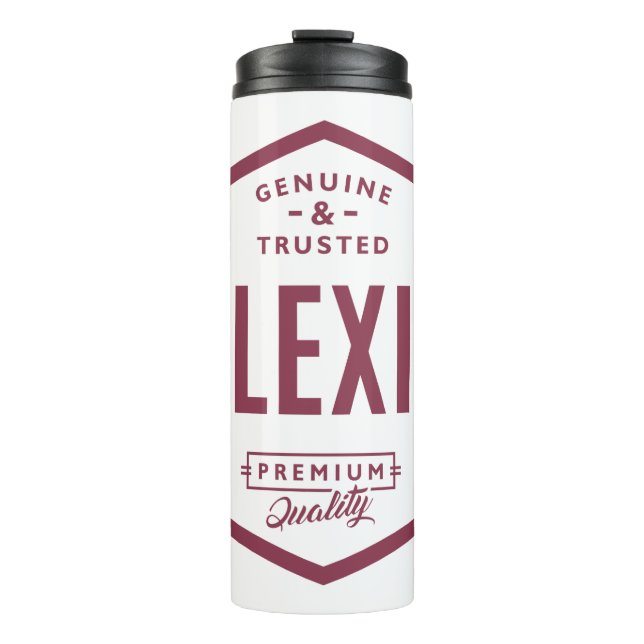 Alexis Personalisiert Name Birthday Gift Thermosbecher (Vorderseite)