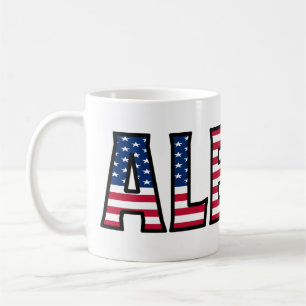 Alexis Prénom USA styled Tasse Café