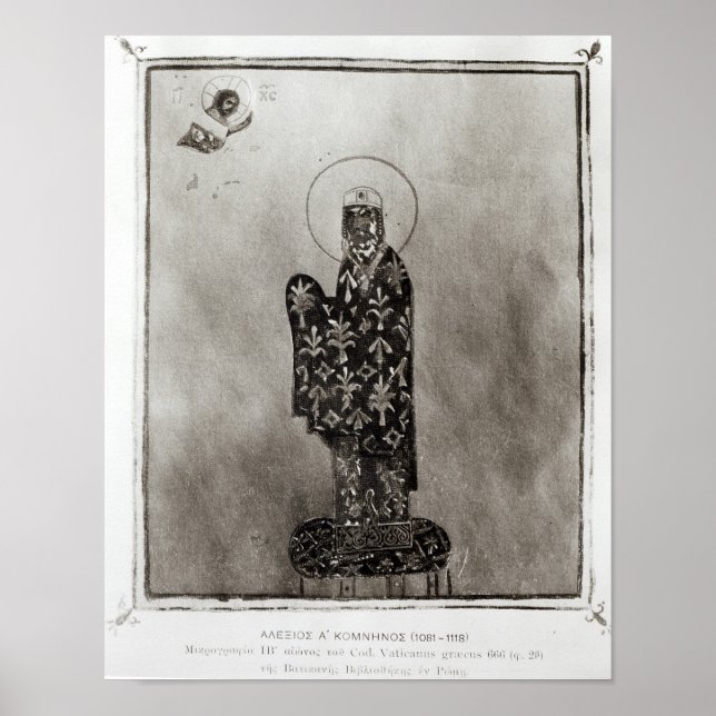 Alexius I Comnenus , byzantinischer Kaiser Poster (Vorne)