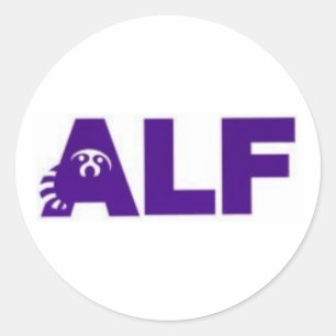 ALF RUNDER AUFKLEBER