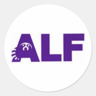 ALF RUNDER AUFKLEBER