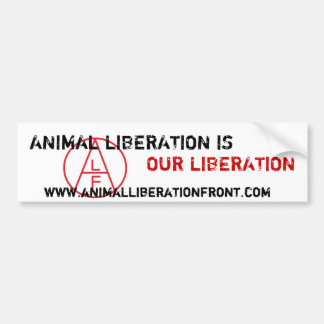 ALF Tierbefreiung ist unsere Befreiung Autoaufkleber