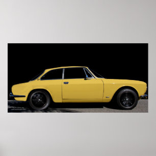 Alfa Romeo 2000 GTV iNiEZiONE Plakat 1974