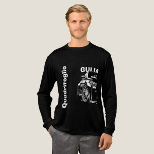 Alfa Romeo Giulia Quadrifoglio Line Art Langarmshi Tri-Blend Shirt