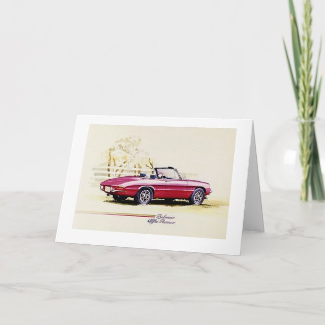 Alfa Romeo Karte (Vorderseite)