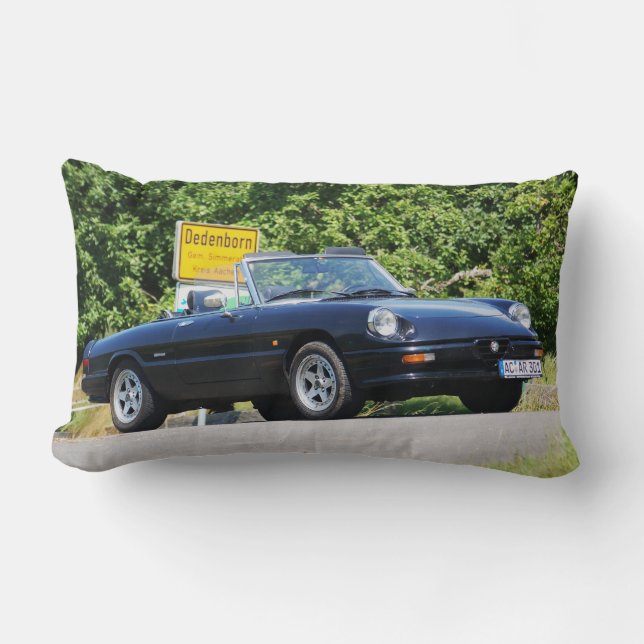 Alfa Romeo Spider als ZENDER Sondermodell Lendenkissen (Vorderseite)