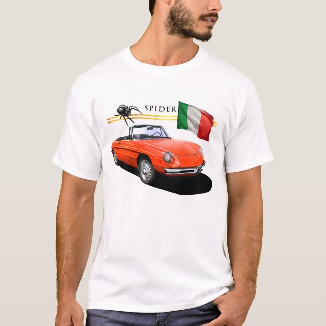 Alfa Romeo Spider T-Shirt (Vorderseite)