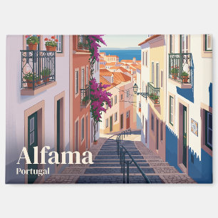 Alfama-Distrikt Portugal Magnet