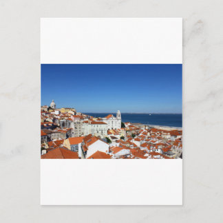 Alfama, Lissabon, Portugal Postkarte