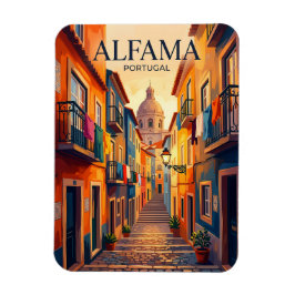 Alfama-Viertel Portugal Magnet