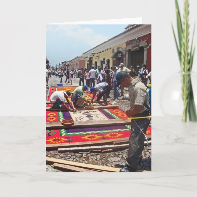 alfombra 15 feiertagskarte (Vorderseite)