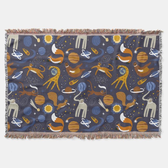 Alfombra de la colección Animals Outer Space Decke (Vorderseite)