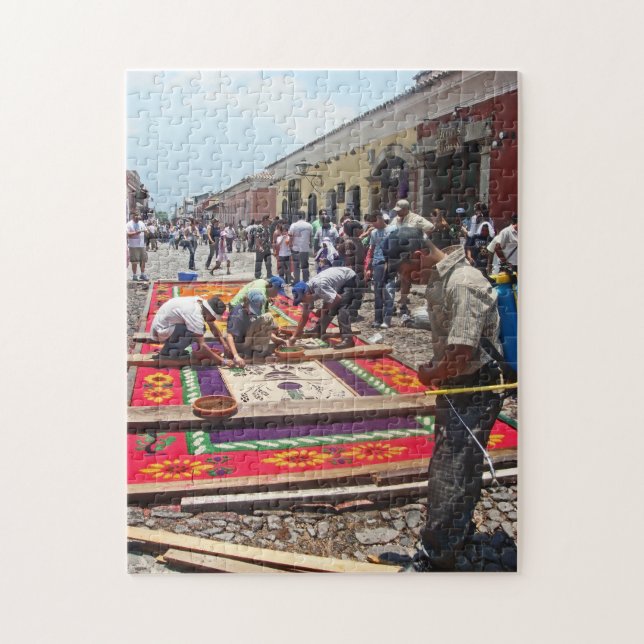 Alfombra für Semana Sankt in Antigua - (Vertikal)