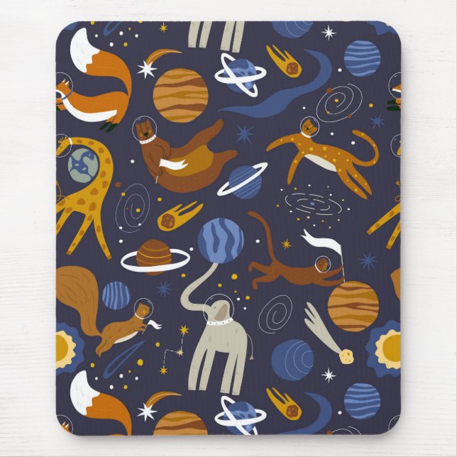 Alfombrilla de ratón colección Animals Outer Space Mousepad (Vorne)
