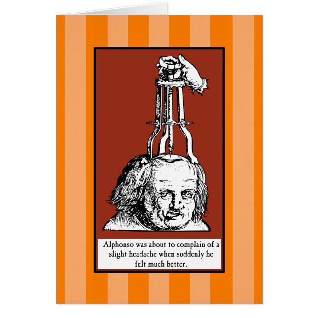 Alfons Kopfschmerzen (Vorne)