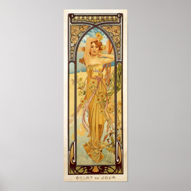 Alfons Mucha - Éclat du Jour Poster (Vorne)