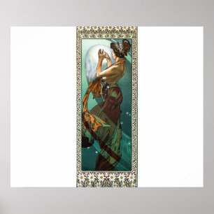 Alfons Mucha Nordstern Poster