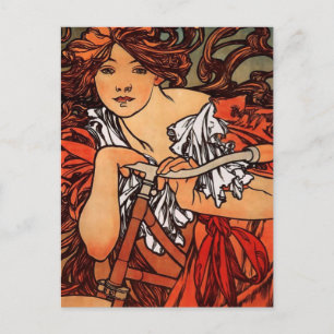 Alfons Mucha Perfecta Postkarte