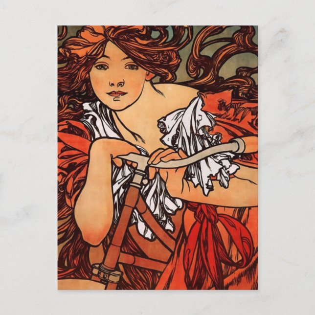 Alfons Mucha Perfecta Postkarte (Vorderseite)
