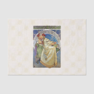 Alfons Mucha Princezna 1911 Hyacinta Seidenpapier