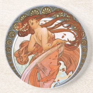 Alfons Mucha: Tanz Untersetzer