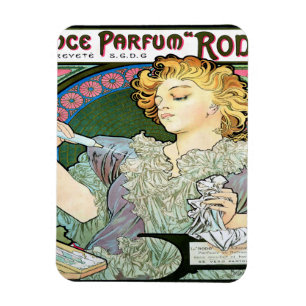 Alfons Muchalanze 1896 Parfum Rodo Magnet