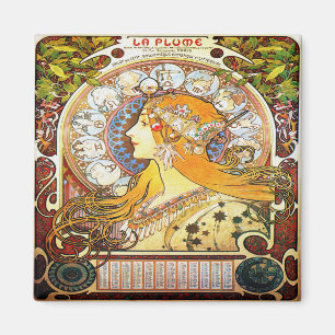 Alfons Muchatierkreis 1896 Magnet