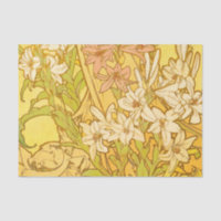 Alfonse Mucha Art Nouveau Lilien Blume