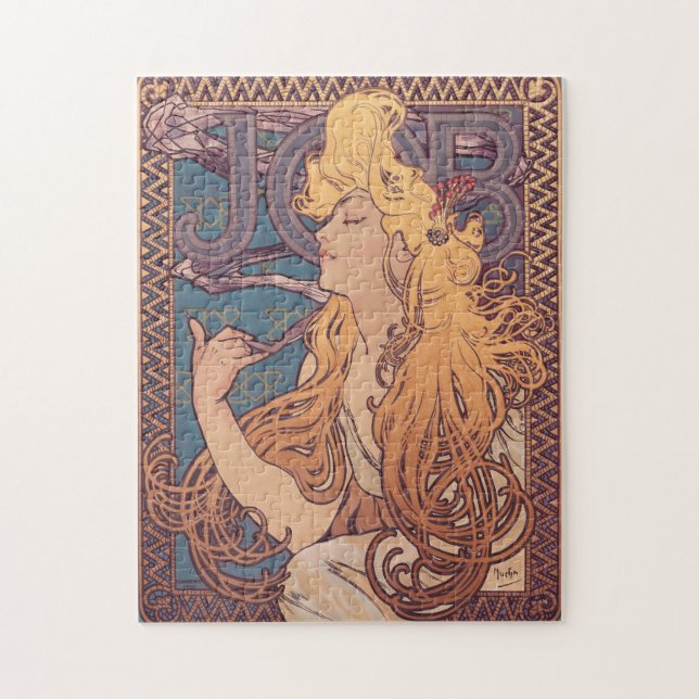 Alfonse Mucha Job Art Nouveau Frau (Vertikal)
