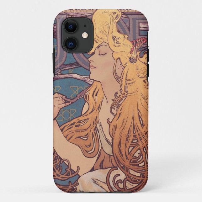 Alfonse Mucha Job Art Nouveau Frau Case-Mate iPhone Hülle (Rückseite)