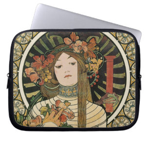 Alfonse Mucha Trappistine Nouveau Laptopschutzhülle